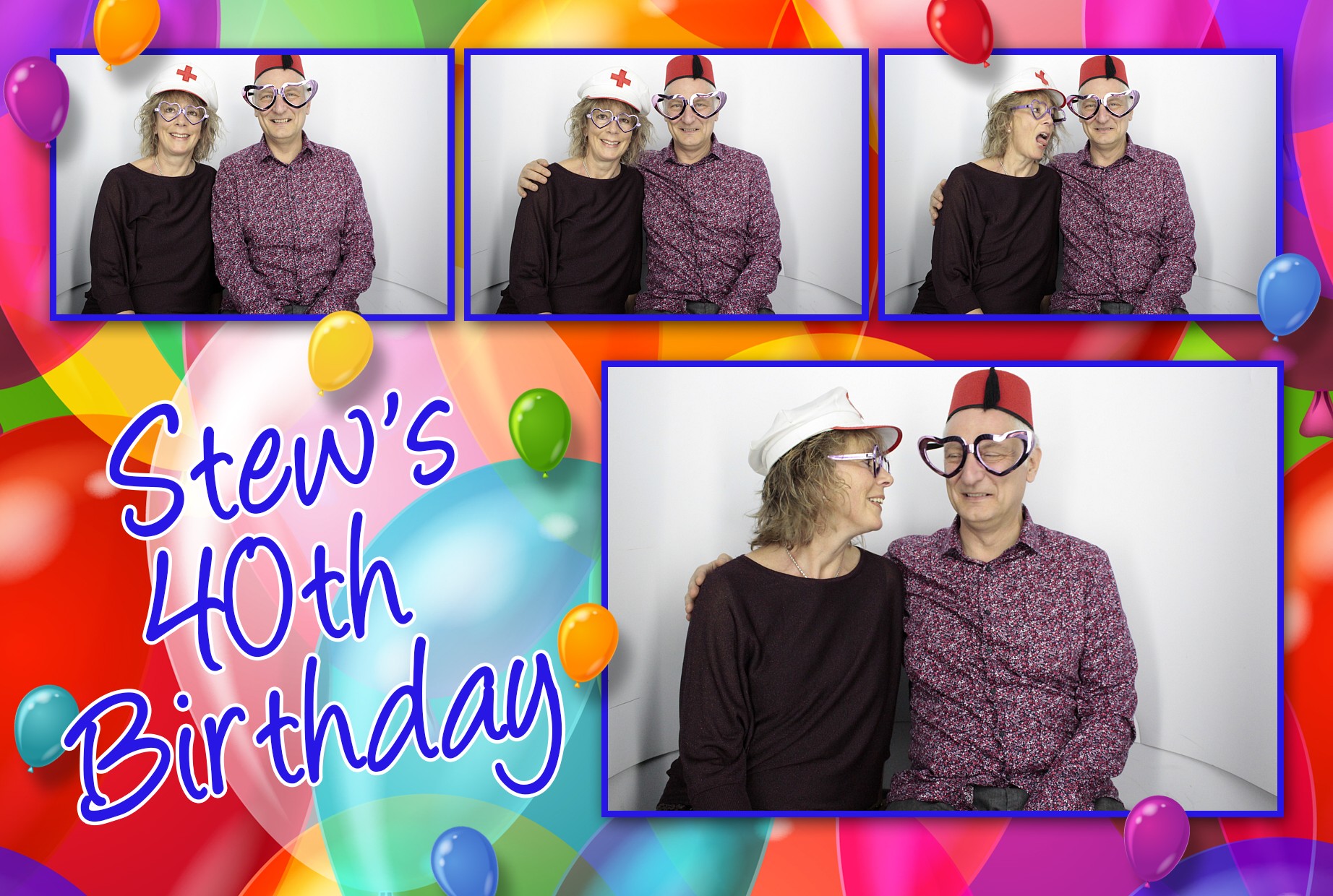 Stew's 40th Birthday | View more photos from the event at gallery.myphotoboothexperience.co.uk/u/MyPhotoBoothExperienceLtd/Stews-40th-Birthday